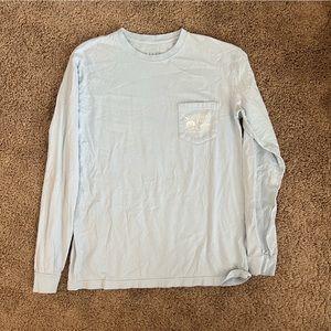 Southern Fried Cotton blue long sleeve tshirt
